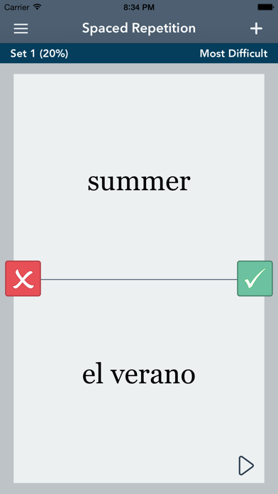 AccelaStudy Spanish | English Screenshot 3