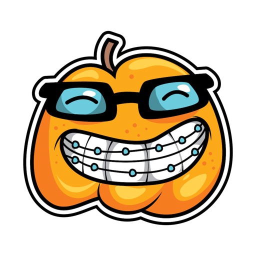 Smiley Pumpkin Stickers icon