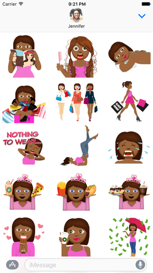 BFF Eve – Fun Girly Emoji(圖2)-速報App