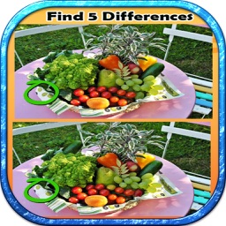 Find Differences 10 OF Fruit