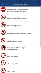 Rambu lalu lintas Indonesia Captura de tela 3