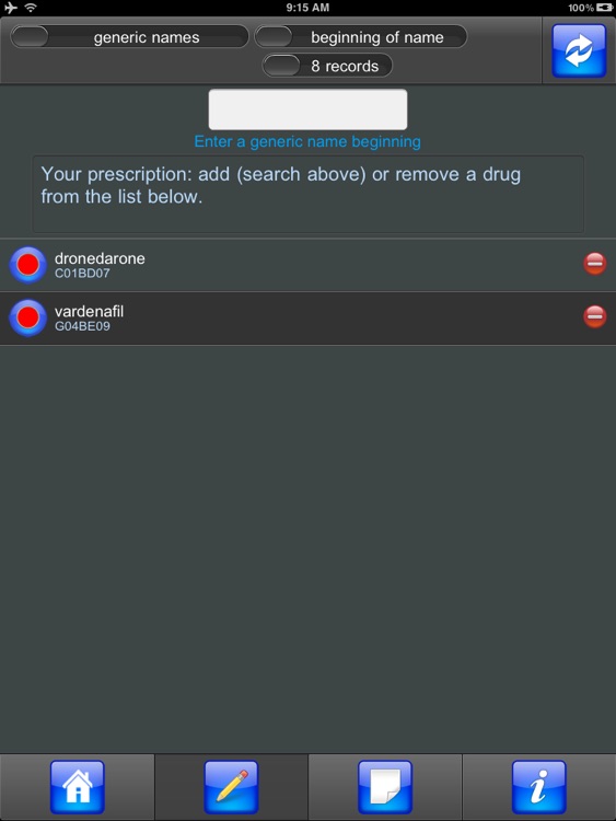 Prescription Checker for iPad