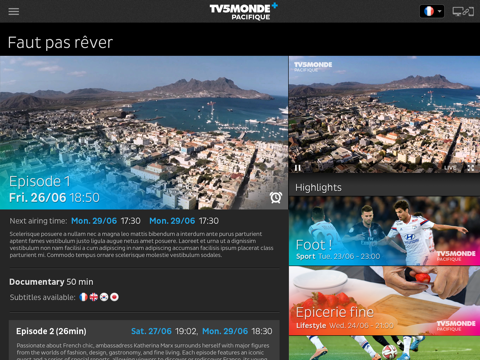 TV5MONDE+ Pacifique screenshot 3