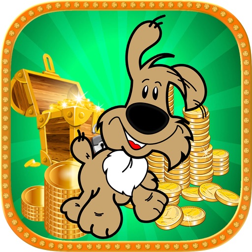 Cute Puppy Poker : 777 Viva House Slots Machine Icon