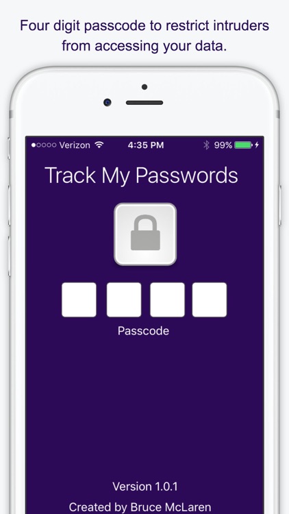 Track My Passwords