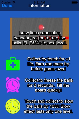 Super Jezzball Touch Free - Retro Ball Puzzle Game screenshot 2
