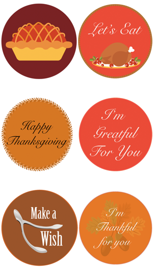 Thanksgiving Sticker Pack 1