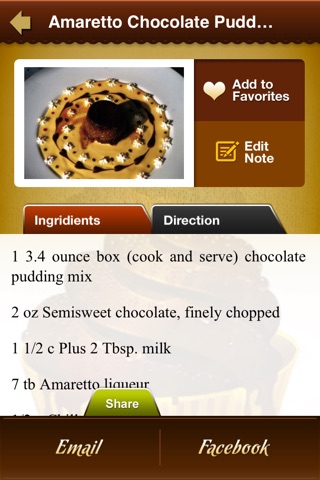 Tempting Chocolate Recipes screenshot 3