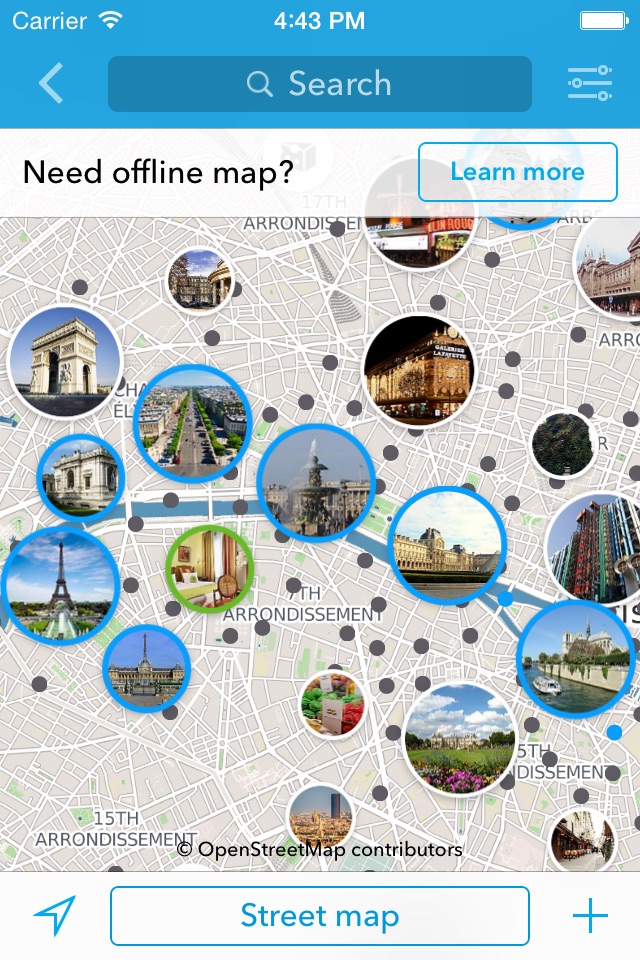 Paris Offline Map & City Guide screenshot 2
