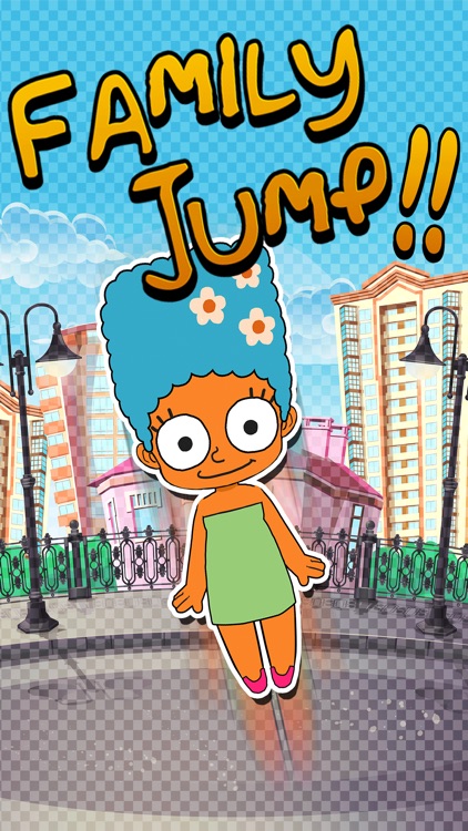 Family Cartoon Jumping Game for Kids