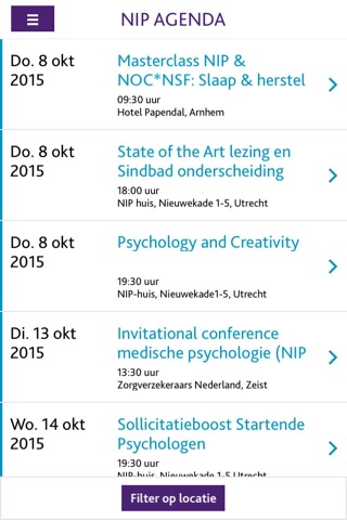 NIP Nederlands Instituut van Psychologen screenshot 4