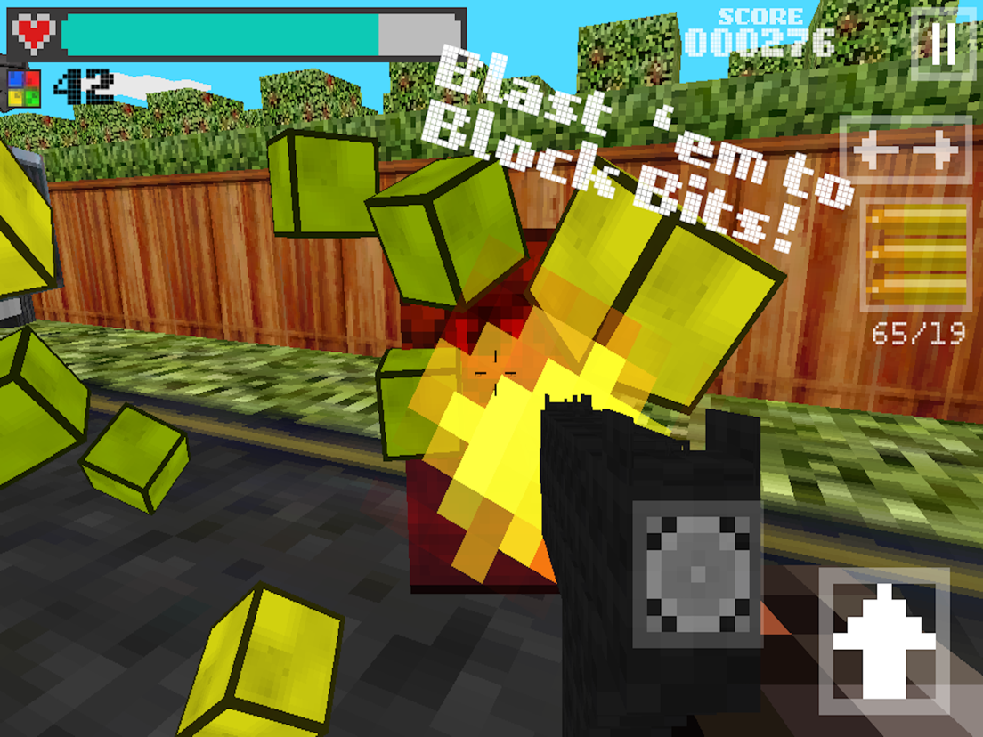 Block Gun 3D Free Pixel Style FPS Survival Shooter App voor iPhone