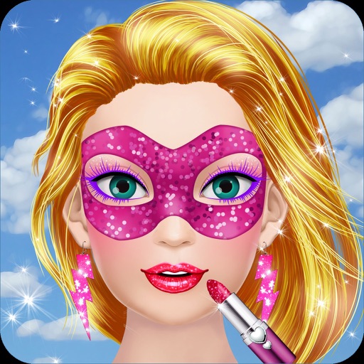 Superhero Girl Salon: Kids Makeup and Dressup Game iOS App