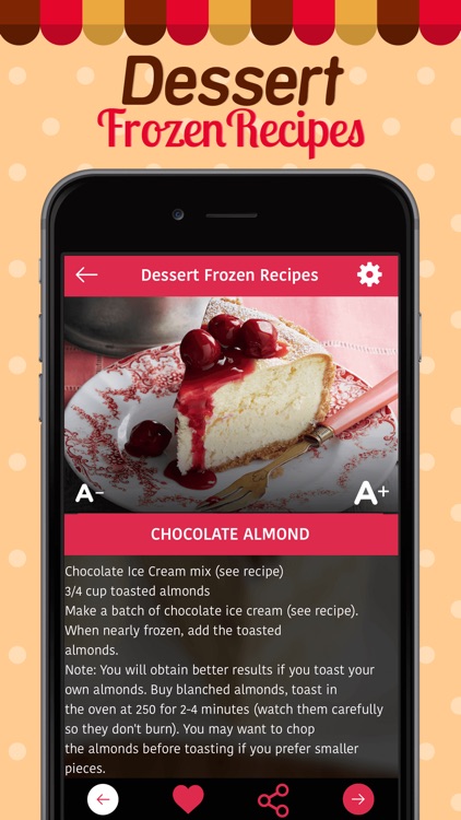 Dessert Frozen Recipe screenshot-3