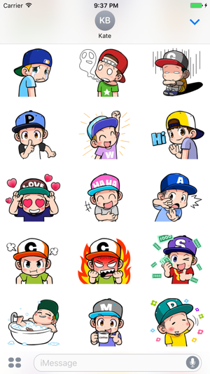 Naughty Boy - Cute stickers for iMessage(圖2)-速報App