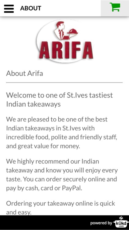 Arifa Indian Takeaway screenshot-3