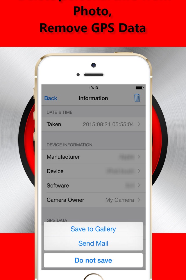 EXIF Editor. GPS Data Remover screenshot 2