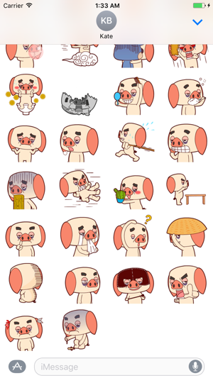 Funny Pig - Animated Stickers And Emoticons(圖3)-速報App