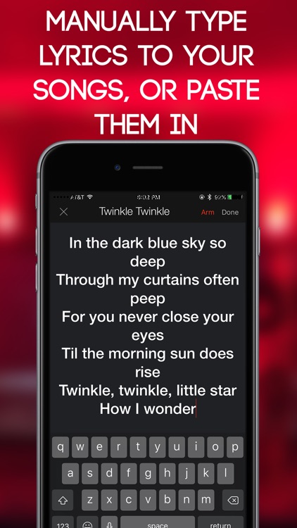 Lyric Scroller