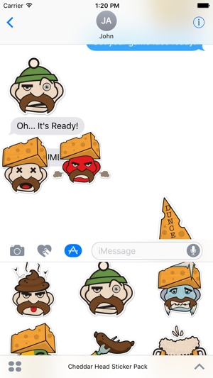 Cheddar Head Sticker Pack(圖3)-速報App