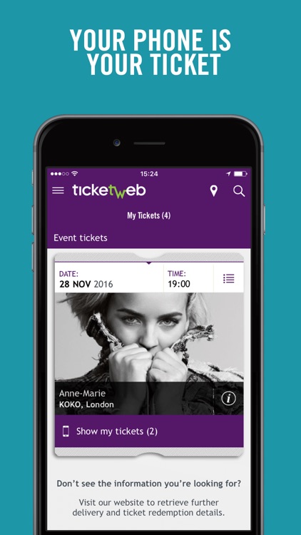 TicketWeb UK - Get Tickets! screenshot-3