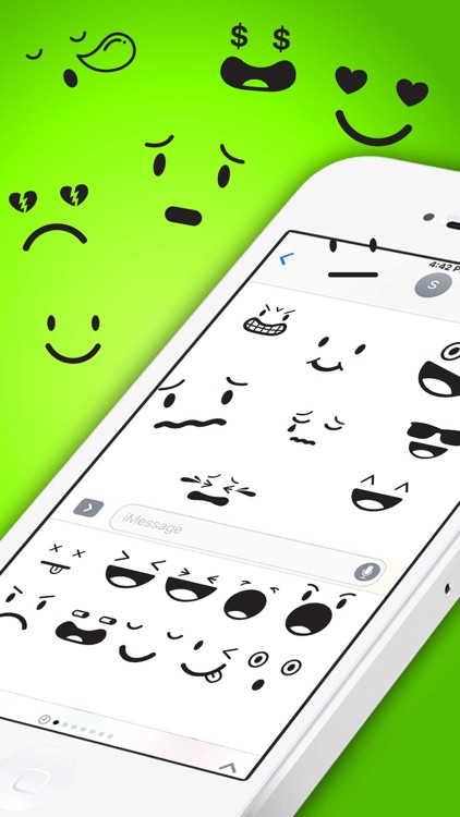 Elegant Vector Smileys Stickers