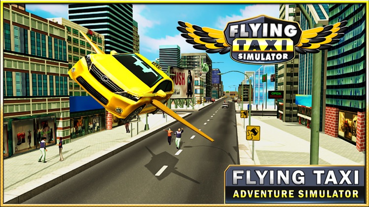 Flying Taxi Simulator- Cab Driving & Parking