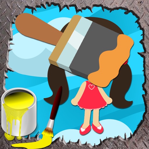 Paint Games Little Girls Version iOS App