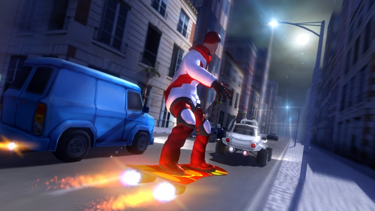 Blazing Hover Board Rider screenshot-4