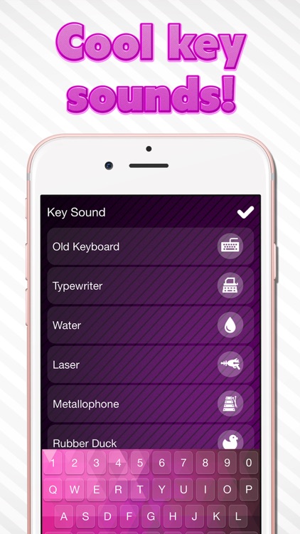 Cute Keyboard for Girls - Pink backgrounds & fonts screenshot-4
