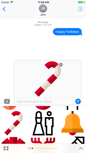 Holiday Stickers - Festive iMessage Emoji(圖1)-速報App