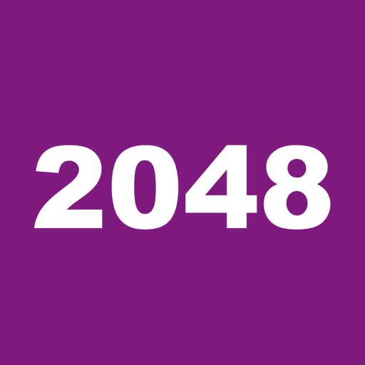 2048 Puzzle Free Game - Purple - 512 1024 2048 4096 8192 iOS App