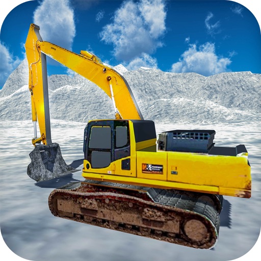 Heavy Snow Excavator Simulator: Real Excavation 3D Icon