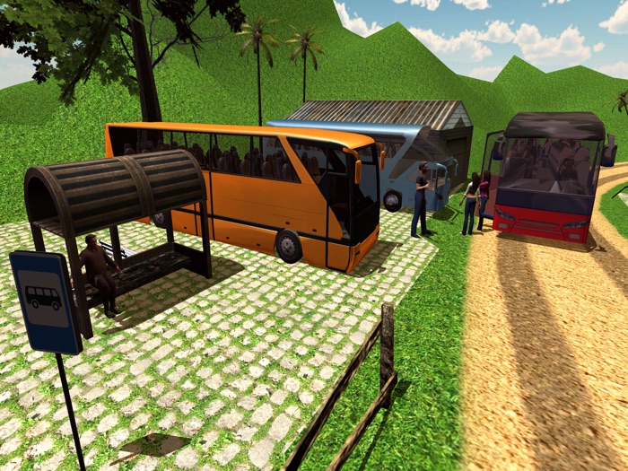 Offroad Tourist Bus Driving Transport Simulator