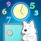 Game application to learn how to read the analog clock