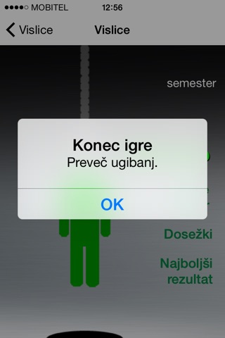 Vislice SLO screenshot 3