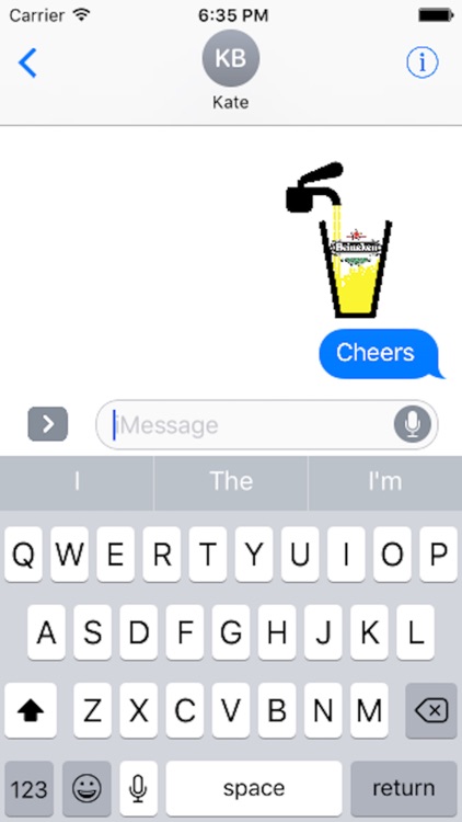 Cheers2U - animated beer stickers