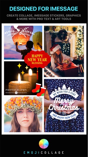 Emoji Collage Pro - Holiday Message Pic Stickers(圖2)-速報App