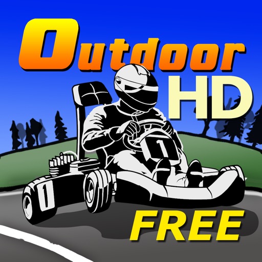 Go Karting Outdoor HD Free Icon