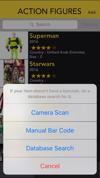 SnapCollect - Action Figure Collecting Manager