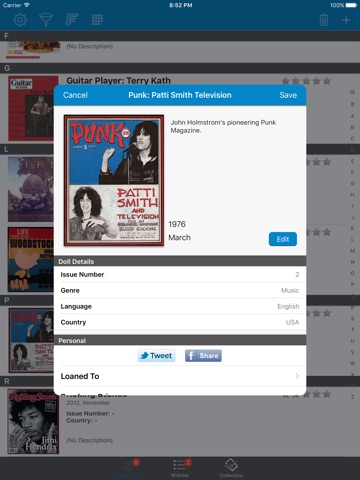 Magazine Collector - iPad Version screenshot 2