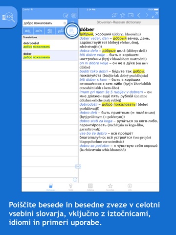 Slovensko -> ruski slovar screenshot 3