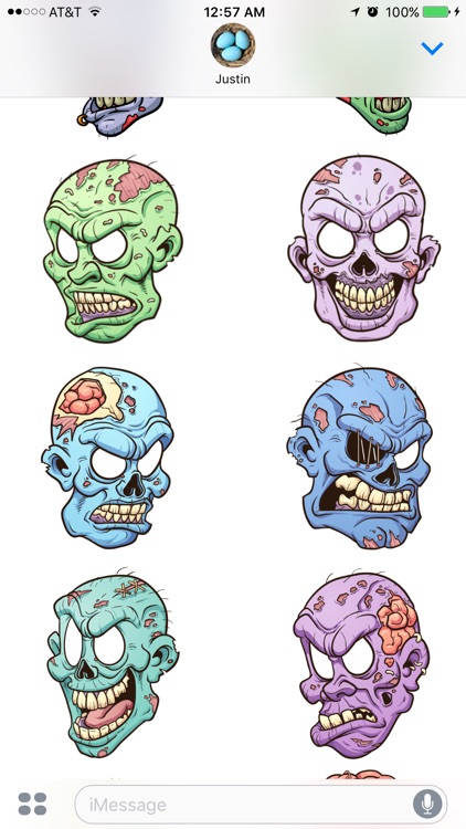 Zombie Stickers