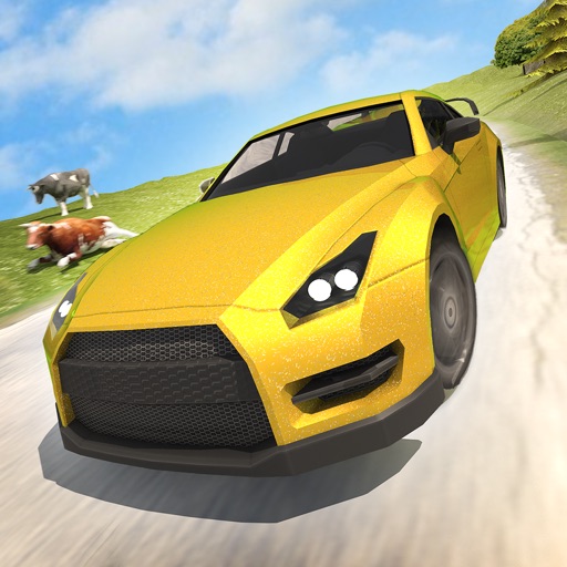 Cows & Cars | Extreme Funny Car Driving Game For Pros icon