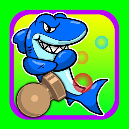 Free Game Shark Bubble Shooter for Kids Icon