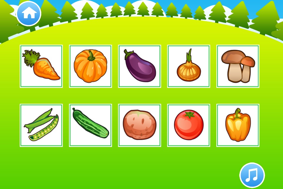 儿童认蔬菜 - 儿童游戏(2岁-3岁)免费 screenshot 2