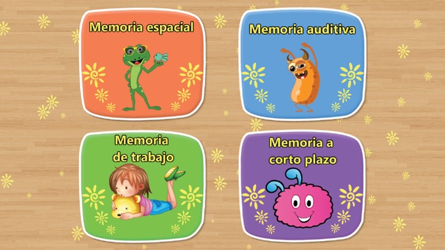 Un juego de memoria para niños