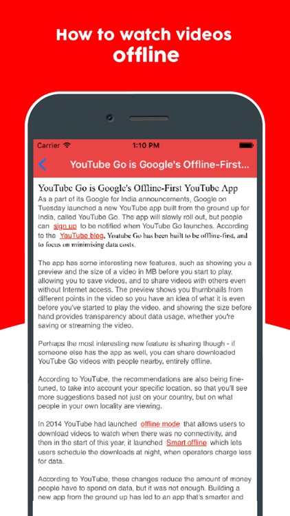 Guide for Youtube Go - Learn Offline Youtube App