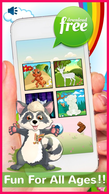 Chibi Animals Phonics Jigsaw Puzzle Games For Kids