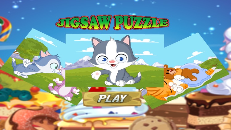 Cat Jigsaw Puzzle For Kids